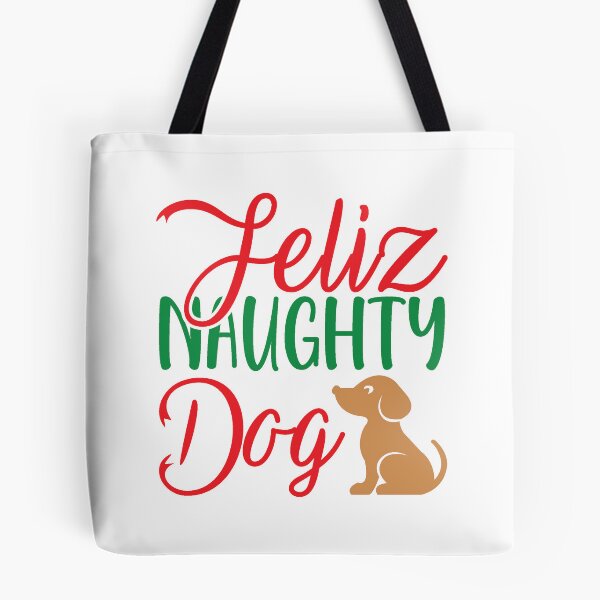 Item preview, Feliz Naughty Dog Christmas Design designed and sold by Palette & Hue.