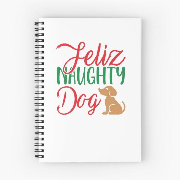 Item preview, Feliz Naughty Dog Christmas Design designed and sold by Palette & Hue.