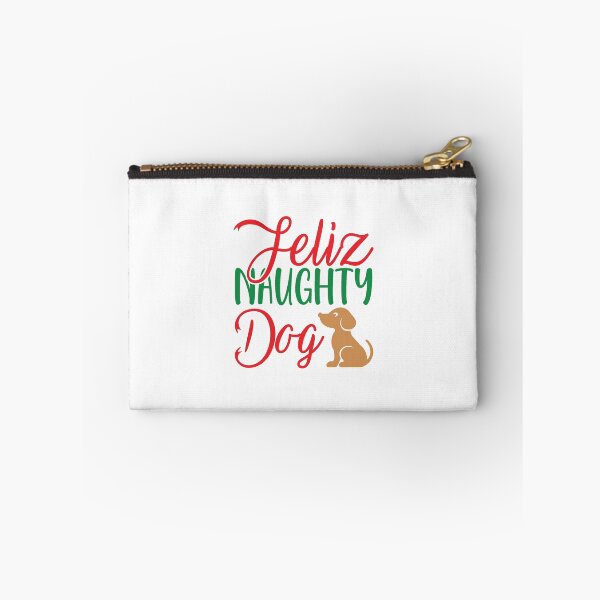 Item preview, Feliz Naughty Dog Christmas Design designed and sold by Palette & Hue.
