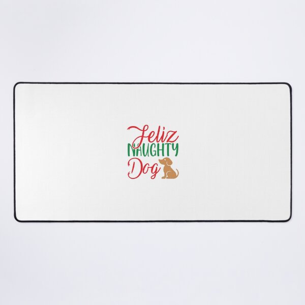 Item preview, Feliz Naughty Dog Christmas Design designed and sold by Palette & Hue.