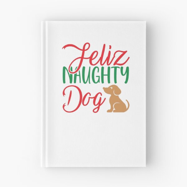 Item preview, Feliz Naughty Dog Christmas Design designed and sold by Palette & Hue.