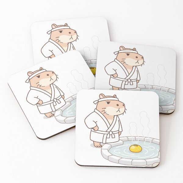 Item preview, The Extremely Serious Capybara Spa Manager designed and sold by PictorialWhimsy.