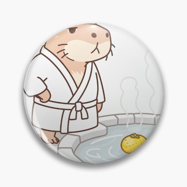 Item preview, The Extremely Serious Capybara Spa Manager designed and sold by PictorialWhimsy.