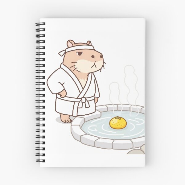 Item preview, The Extremely Serious Capybara Spa Manager designed and sold by PictorialWhimsy.