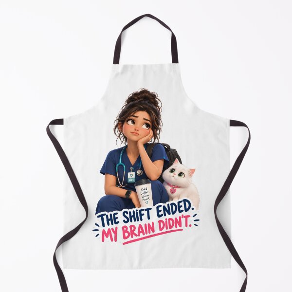 Item preview, The Shift Ended My Brain Didn't – Funny Nurse Life designed and sold by Nurse Craft Studio.
