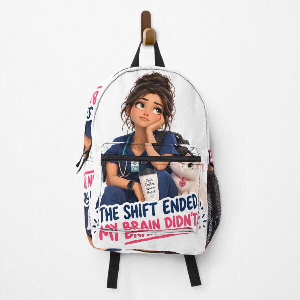 Item preview, The Shift Ended My Brain Didn't – Funny Nurse Life designed and sold by Nurse Craft Studio.