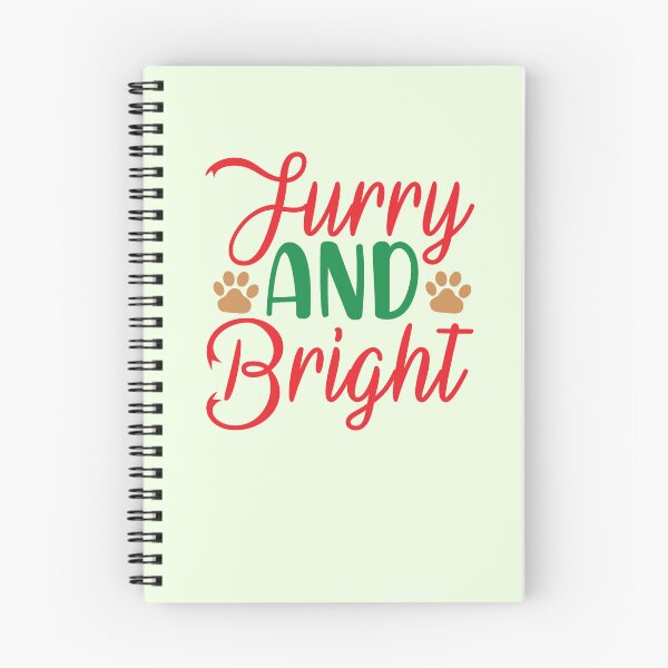 Item preview, Furry and Bright Christmas Dog Design designed and sold by Palette & Hue.