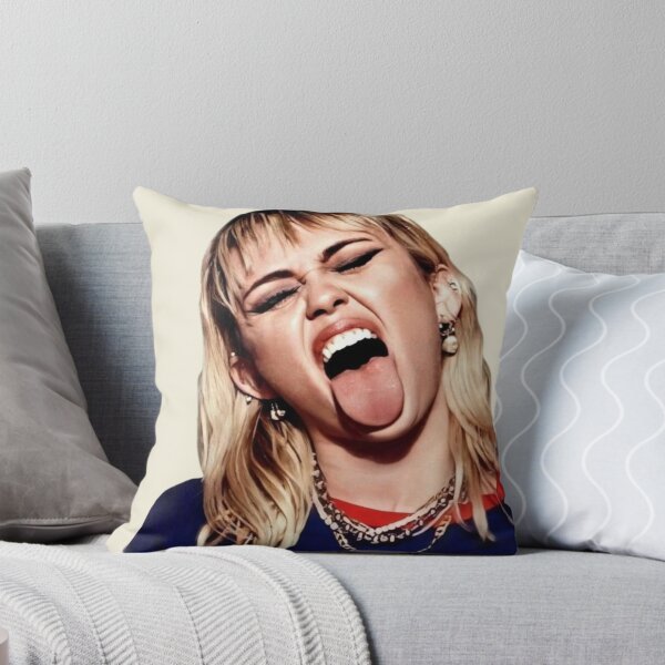 Item preview, Miley Cyrus She Is Here Tongue Out Portrait designed and sold by Vicky021.