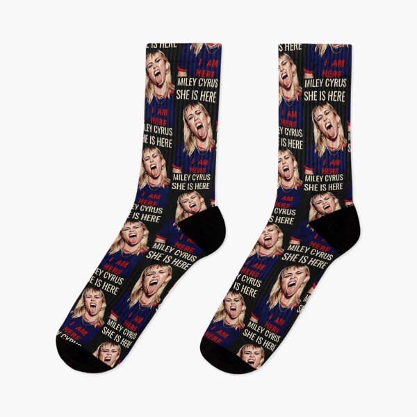 Item preview, Miley Cyrus She Is Here Tongue Out Portrait designed and sold by Vicky021.