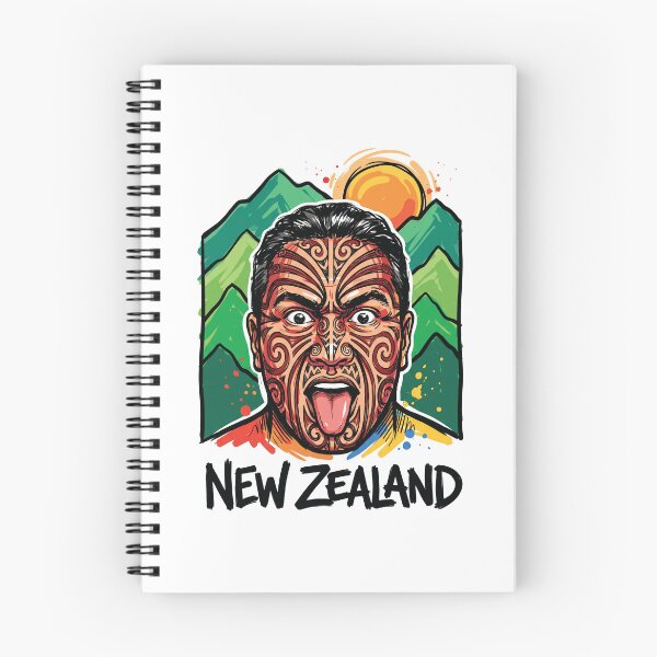 Item preview, Maori Haka Warrior Face New Zealand Art Print designed and sold by Merch by Das Design Studio.