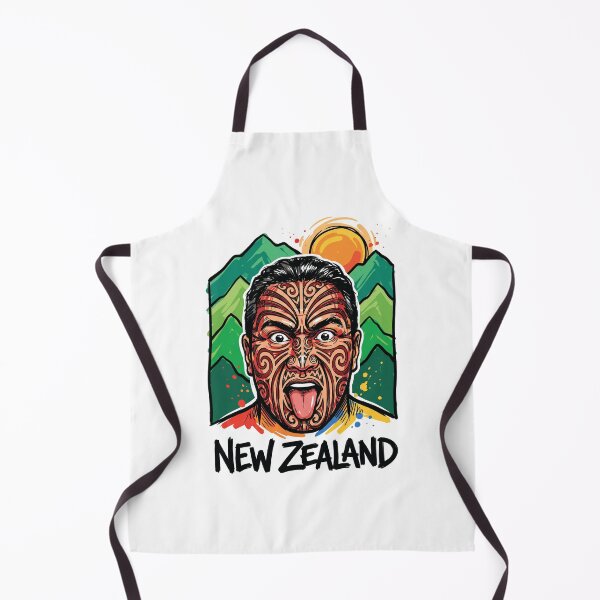 Item preview, Maori Haka Warrior Face New Zealand Art Print designed and sold by Merch by Das Design Studio.