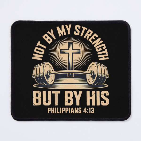 Item preview, Christian Workout Not My Strength But His Christ Jesus Gym designed and sold by raewaelchi.
