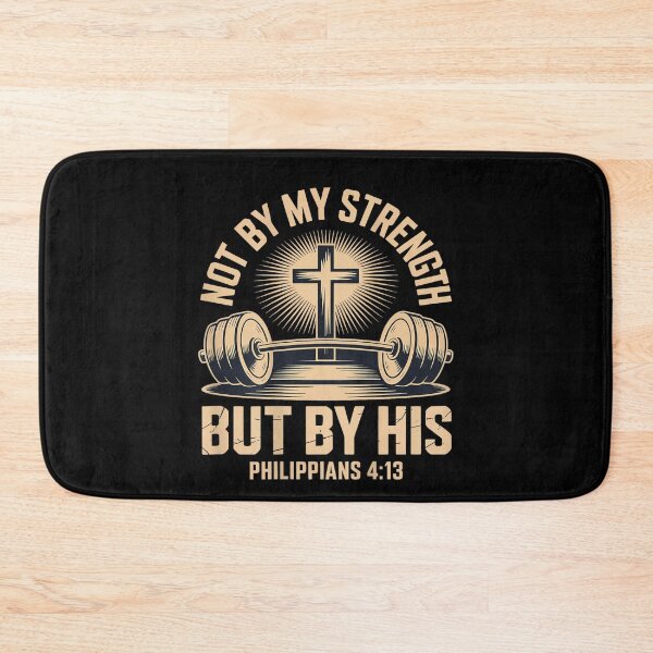 Item preview, Christian Workout Not My Strength But His Christ Jesus Gym designed and sold by raewaelchi.
