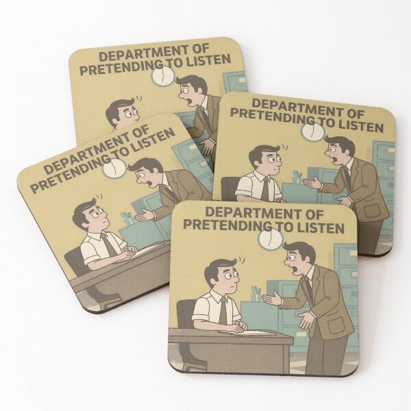 Item preview, Department of Pretending to Listen designed and sold by PictorialWhimsy.