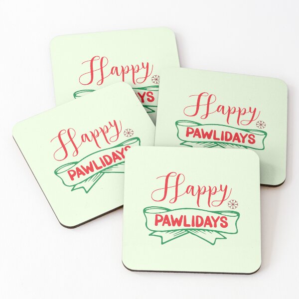 Item preview, Happy Pawlidays Christmas Dog Design designed and sold by Palette & Hue.