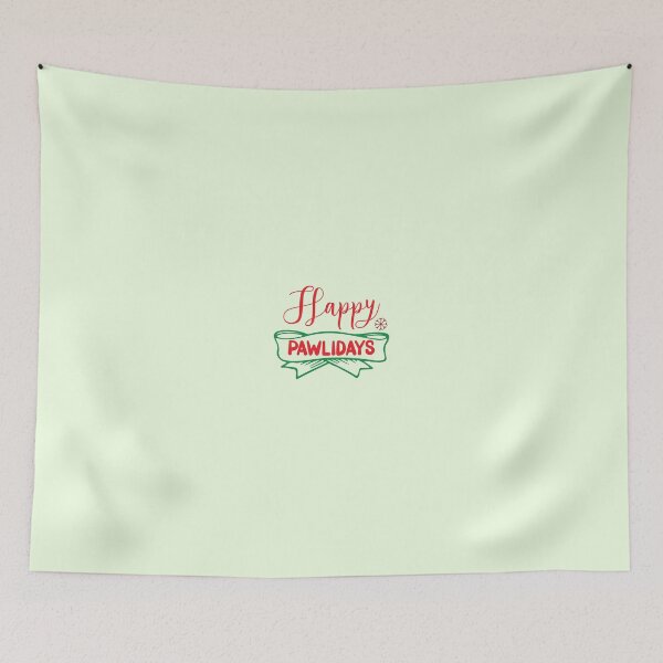 Item preview, Happy Pawlidays Christmas Dog Design designed and sold by Palette & Hue.