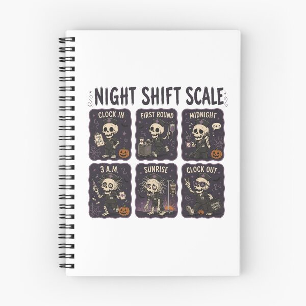 Item preview, Night Shift Scale Funny Halloween Present For Night Shift Nurse designed and sold by ChockletBoy.