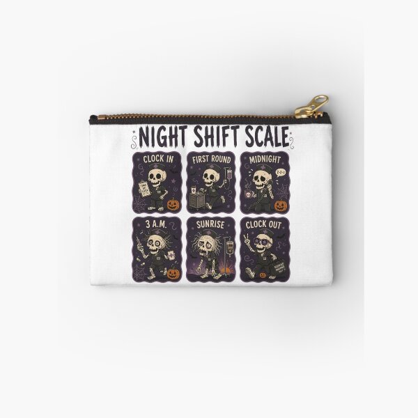 Item preview, Night Shift Scale Funny Halloween Present For Night Shift Nurse designed and sold by ChockletBoy.