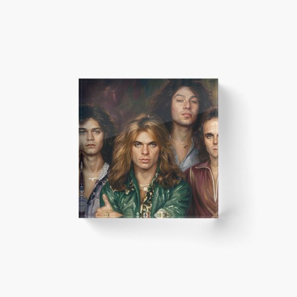 Item preview, Van Halen Oil Painting designed and sold by maretsad.
