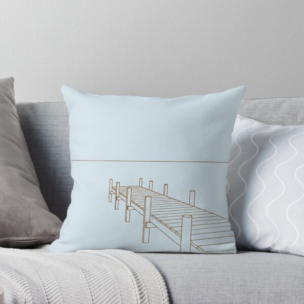 Item preview, Simple Dock Line Art | Minimalist Coastal Print designed and sold by Zaramodo.