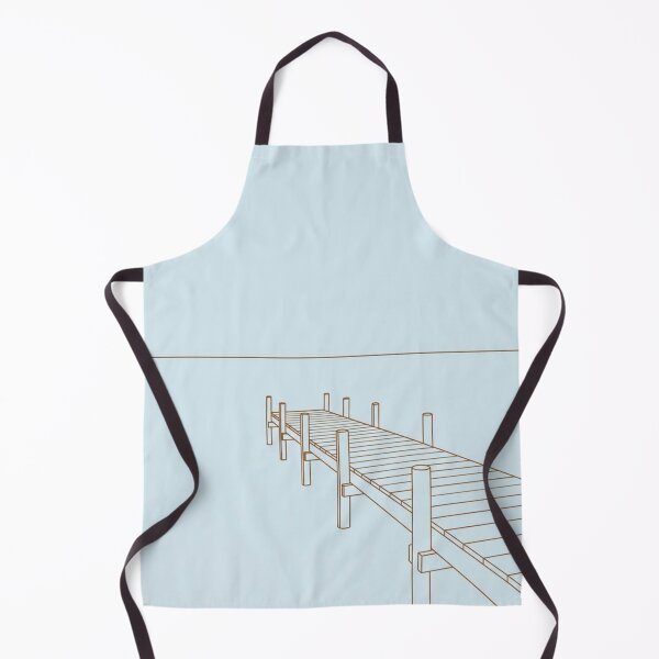 Item preview, Simple Dock Line Art | Minimalist Coastal Print designed and sold by Zaramodo.