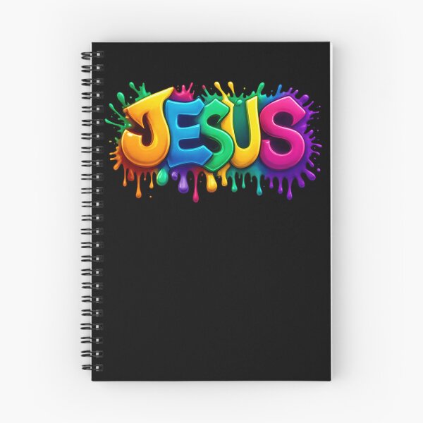 Item preview, Colorful Jesus Rainbow Paint Splash Christian designed and sold by raewaelchi.