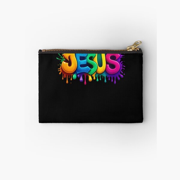 Item preview, Colorful Jesus Rainbow Paint Splash Christian designed and sold by raewaelchi.