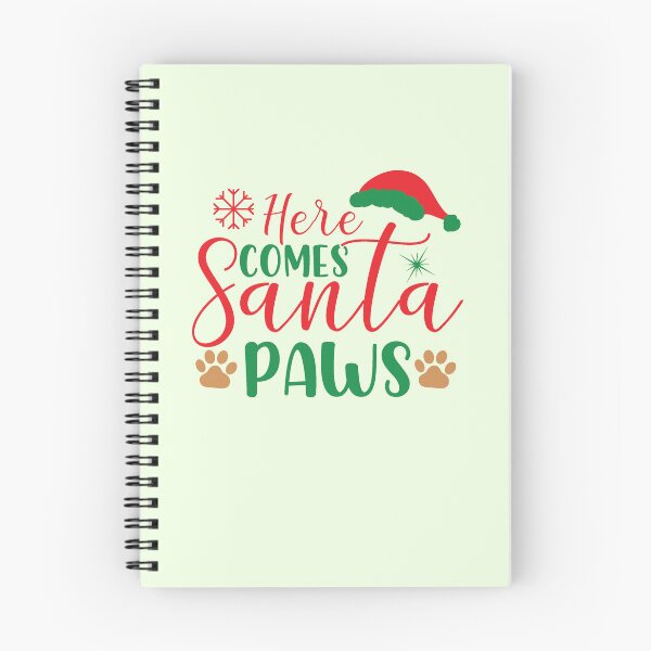Item preview, Here Comes Santa Paws Christmas Dog Design designed and sold by Palette & Hue.