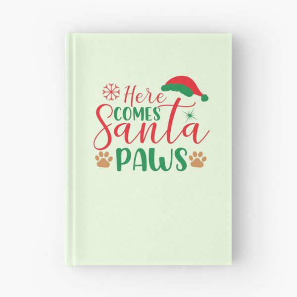 Item preview, Here Comes Santa Paws Christmas Dog Design designed and sold by Palette & Hue.
