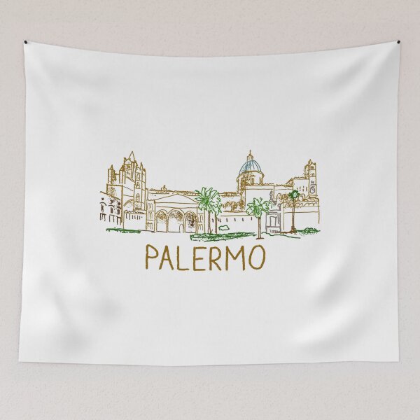 Aperçu de l'œuvre Cadeau souvenir amusant de Palerme en Italie pour les touristes – Ville humoristique pour les visiteurs créée et vendue par MichaeIRellov.