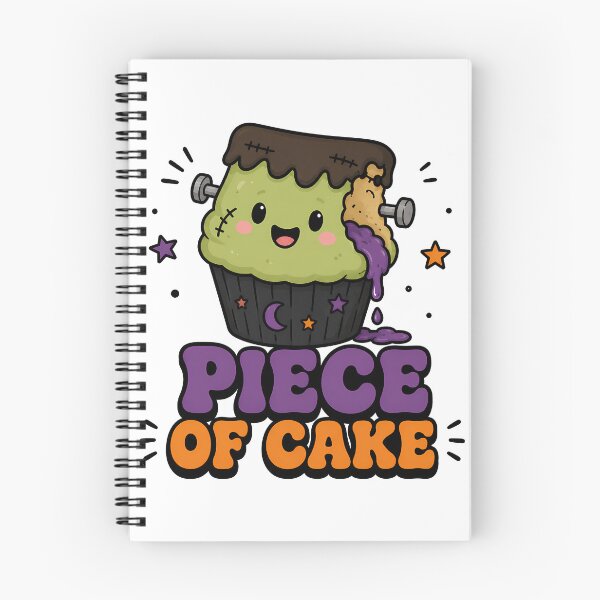 Item preview, Groovy Retro Piece of Cake - Funny Cute Frankenstein Cupcake designed and sold by ianm1028.