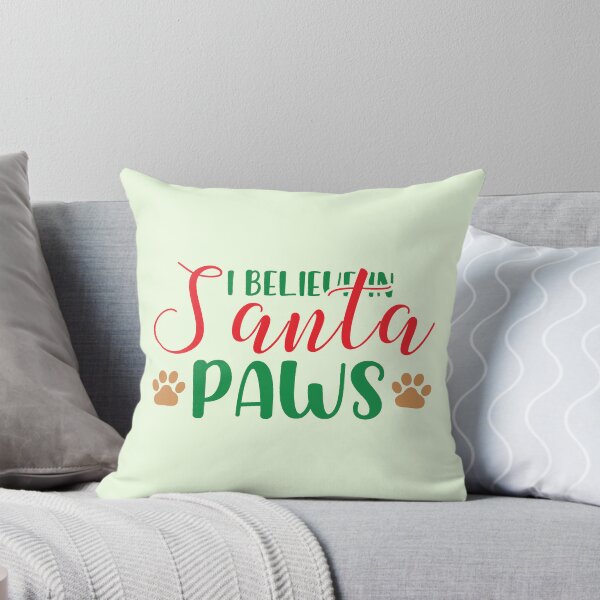 Item preview, I Believe in Santa Paws Christmas Dog Design designed and sold by Palette & Hue.