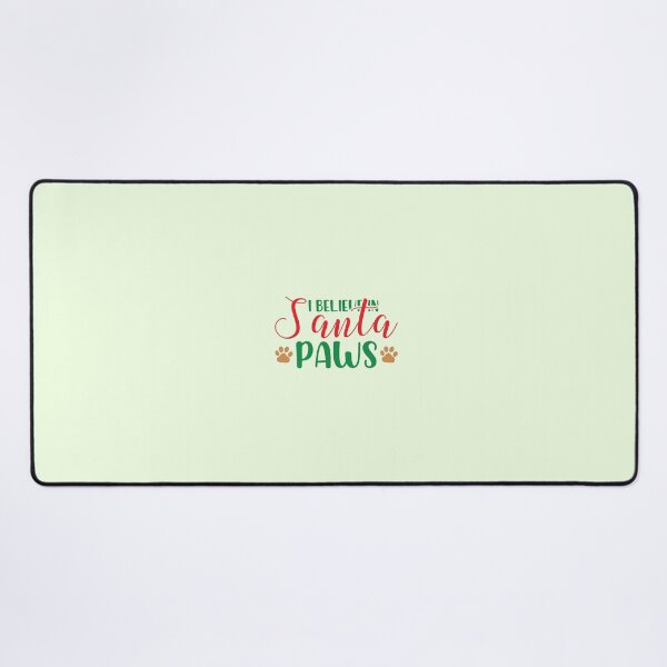 Item preview, I Believe in Santa Paws Christmas Dog Design designed and sold by Palette & Hue.
