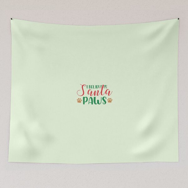 Item preview, I Believe in Santa Paws Christmas Dog Design designed and sold by Palette & Hue.