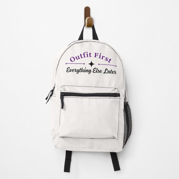Item preview, Outfit First Everything Else Later | Purple Arched Serif & Sparkle Star Typography designed and sold by Sparkle First Co..