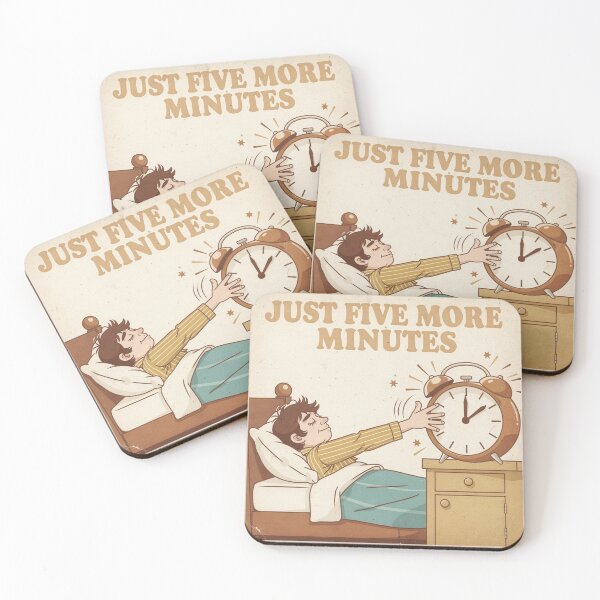 Item preview, Ministry of Just Five More Minutes designed and sold by PictorialWhimsy.