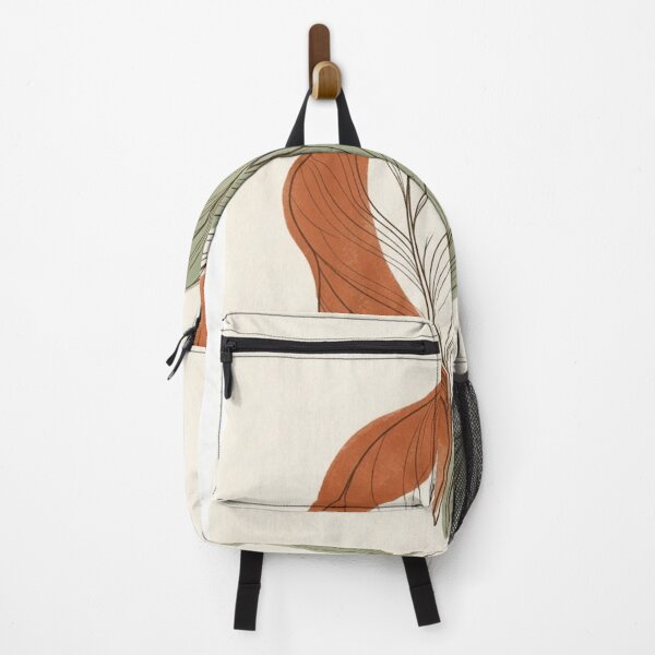 Item preview, Layered Leaf Flow | Terracotta and Sage Abstract Botanical designed and sold by Zaramodo.