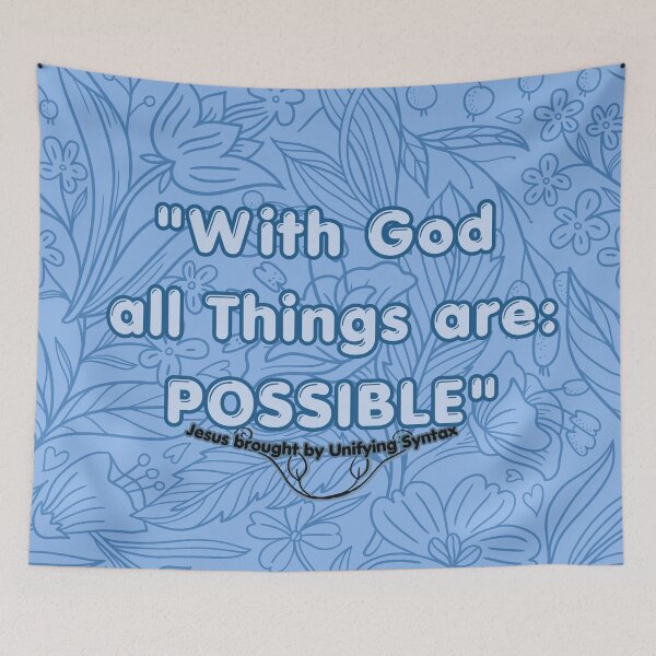 Item preview, With God All Things Are Possible - Inspirational Motivational Items designed and sold by UnifyingSyntax.