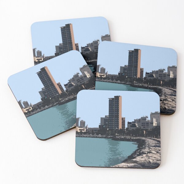 Item preview, Marina Beach Skyline in Salmiya, Kuwait designed and sold by ShopieHome.