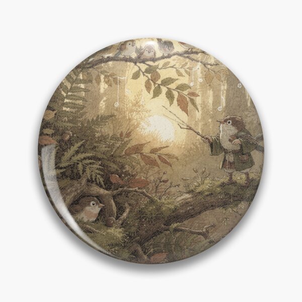 Item preview, Wren Folk Conducting the Dawn Birdsong Choir designed and sold by PictorialWhimsy.