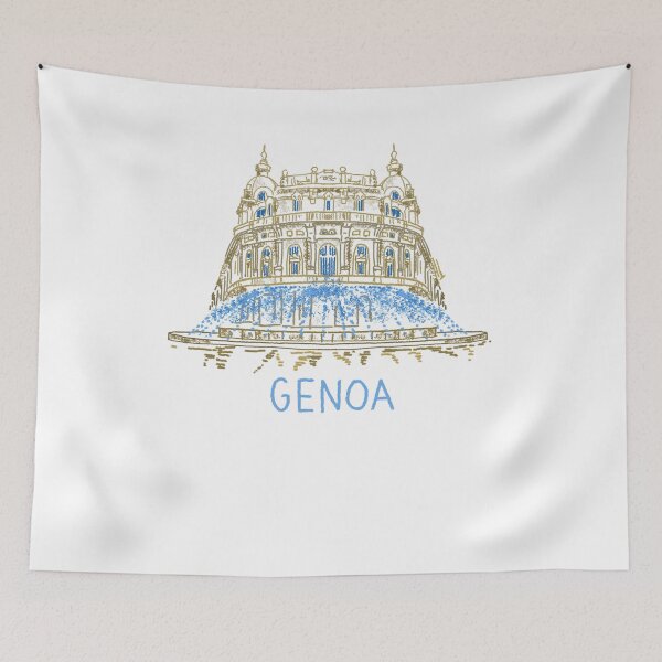 Item preview, Funny Genoa Italy Souvenir Gift for Tourists – Humorous City for Visitors designed and sold by MichaeIRellov.