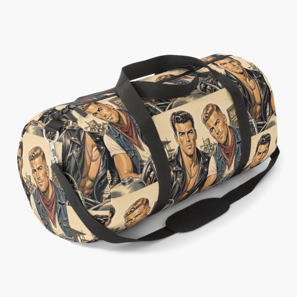Item preview, 1940s Retro Bikers The Pack Gay Leather Art Design designed and sold by ItsAKinkThing.