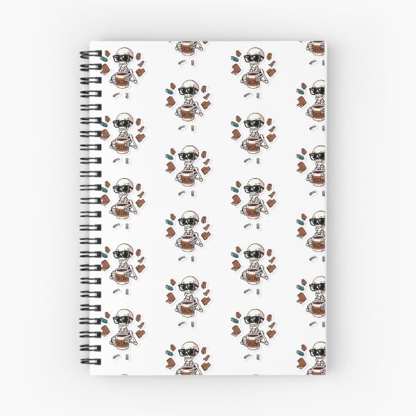Item preview, Skeleton Librarian's Coffee Break designed and sold by One More Run.