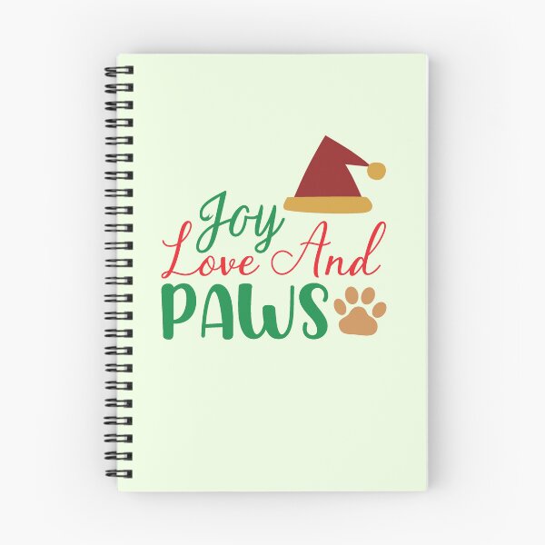 Item preview, Joy, Love and Paws Christmas Dog Design designed and sold by Palette & Hue.