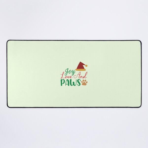 Item preview, Joy, Love and Paws Christmas Dog Design designed and sold by Palette & Hue.