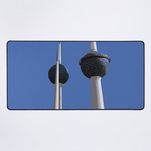 Item preview, Iconic Landmark Towers in Kuwait City designed and sold by ShopieHome.