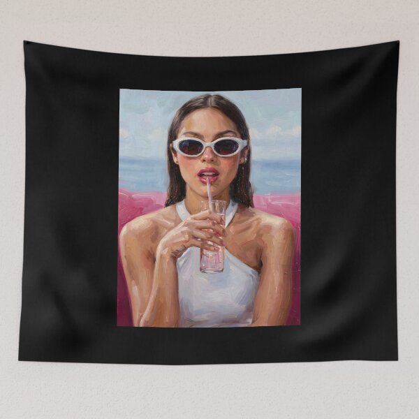 Item preview, Olivia Rodrigo Oil Painting designed and sold by maretsad.