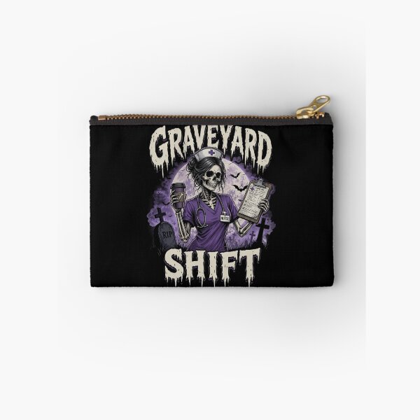 Item preview, Graveyard Shift Horror Poster Tee | Night Shift Nurse Gift | ER Nurse Halloween Shirt designed and sold by ChockletBoy.