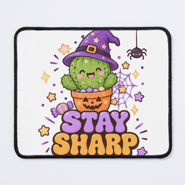 Item preview, Pastel Goth Cute Cactus Stay Sharp - Kawaii Halloween Plant designed and sold by ianm1028.