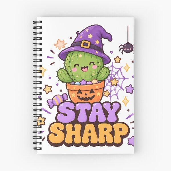 Item preview, Pastel Goth Cute Cactus Stay Sharp - Kawaii Halloween Plant designed and sold by ianm1028.